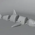 Cá mập linh hoạt không cần hỗ trợ in 3D - Thumbnail 4