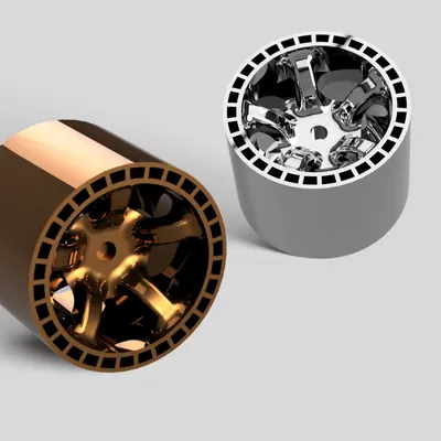 Mâm xe RC Crawler 1/8 tùy chỉnh cho mô hình in 3D