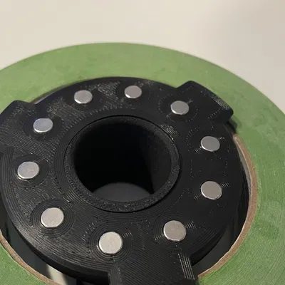 Máy phân phối băng keo 24mm với giá đỡ từ tính