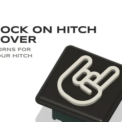 Nắp che móc kéo hình sừng độc đáo