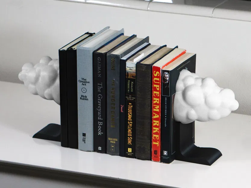 Giá đỡ sách mây trôi v2 dễ in - Image 1