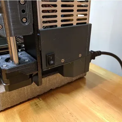 Nắp PSU cho Prusa i3 MK3 với cổng nguồn phía sau