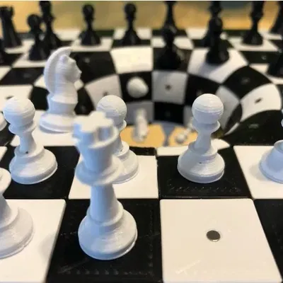 Bàn cờ Wormhole phi Euclide của DaveMakesStuff