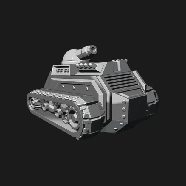 Xe tăng ngắn và mập mạp Diesely - Mô hình TONKS - Image 1