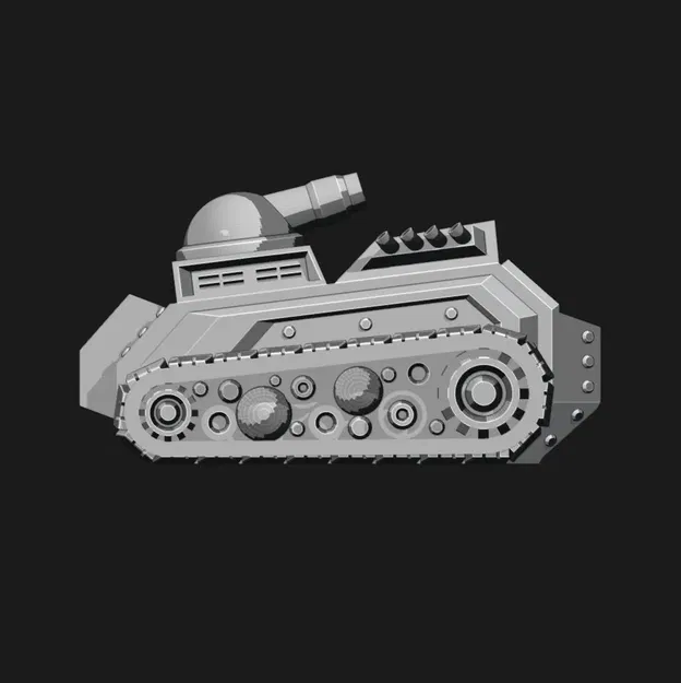 Xe tăng ngắn và mập mạp Diesely - Mô hình TONKS - Image 3