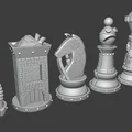 Bộ cờ vua phong cách Steampunk - Thumbnail 1