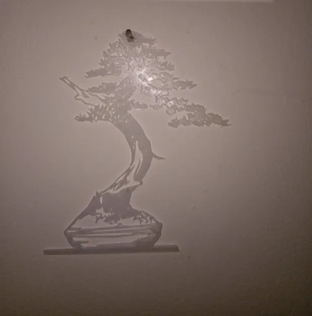 Trang trí bonsai phát sáng trên tường - Image 3