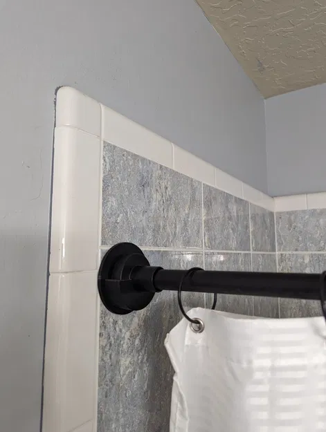 Giá đỡ thanh rèm tắm chống rơi hiệu quả - Image 2