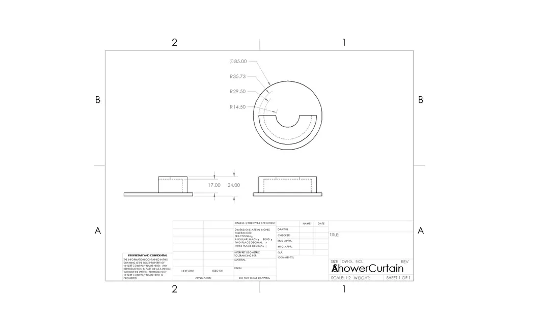 Giá đỡ thanh rèm tắm chống rơi hiệu quả - Image 5
