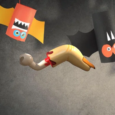 Ngón tay và xương Halloween cho in 3D