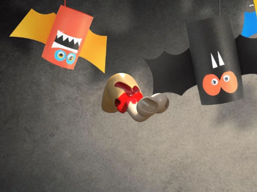 Ngón tay và xương Halloween cho in 3D - Image 4