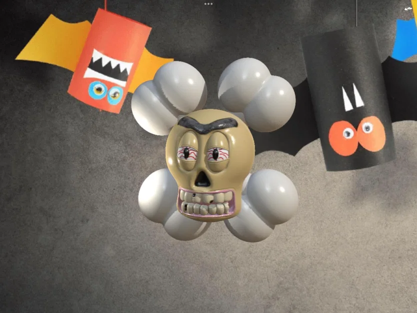 Bộ xương đầu lâu Halloween độc đáo - Image 1