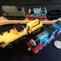 Tàu hơi nước đồ chơi mini LBSCR E2 Class với cần trục di động - Thumbnail 2
