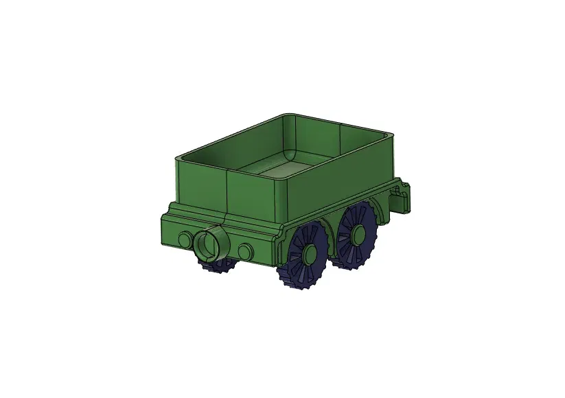 Tàu hơi nước đồ chơi mini LBSCR E2 Class với cần trục di động - Image 7