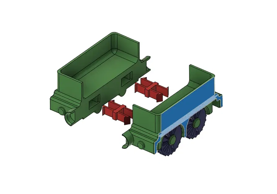 Tàu hơi nước đồ chơi mini LBSCR E2 Class với cần trục di động - Image 10