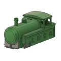 Tàu hơi nước đồ chơi mini LBSCR E2 Class với cần trục di động - Thumbnail 12