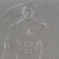 Mô hình lithophane Captain America tuyệt đẹp - Thumbnail 1