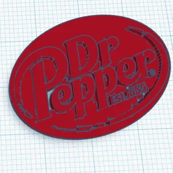 Charm hình cá sấu Dr Pepper thiết kế độc đáo