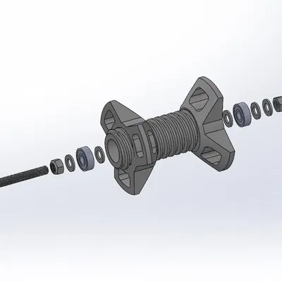 Giá đỡ cuộn filament bi bạc đạn cho Ender 3 S1 và Ender 2 Pro