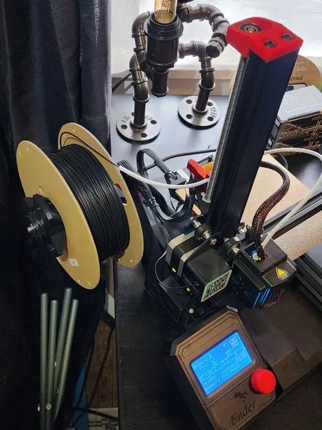 Giá đỡ cuộn filament bi bạc đạn cho Ender 3 S1 và Ender 2 Pro - Image 5