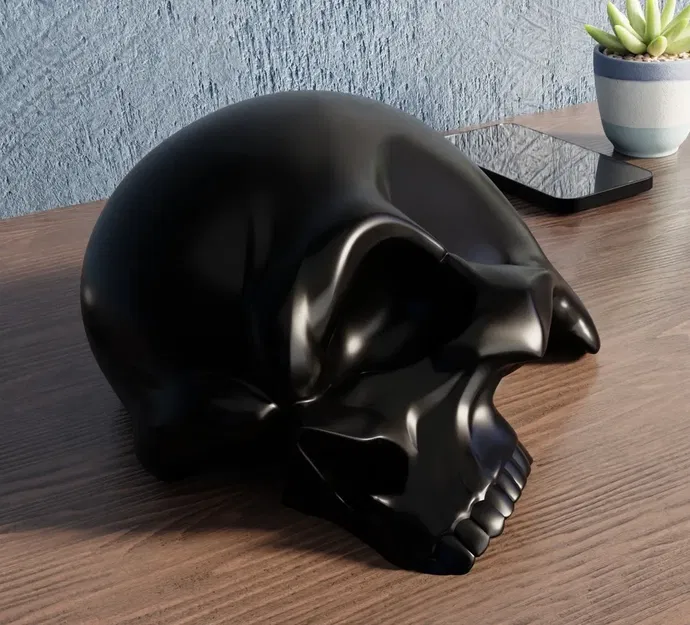 Đầu lâu trang trí Halloween cho bàn làm việc - Image 1