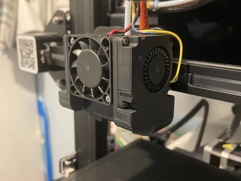 Dual 4010 Mini Satsana cho Ender 3 V2 (Chiều cao có thể điều chỉnh) - Image 1