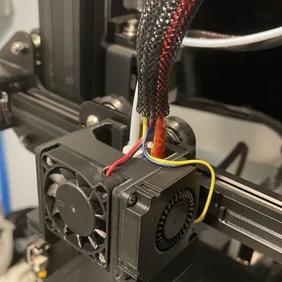 Dual 4010 Mini Satsana cho Ender 3 V2 (Chiều cao có thể điều chỉnh)