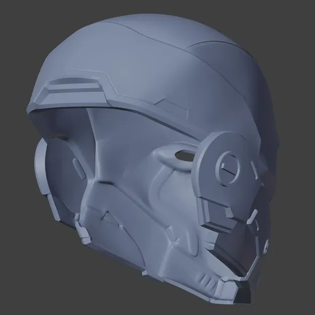 Mũ bảo hiểm Cyber Red Hood V2 cho cosplay - Image 6