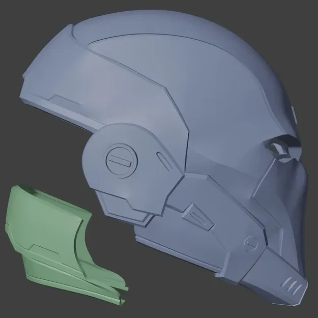 Mũ bảo hiểm Cyber Red Hood V2 cho cosplay - Image 8