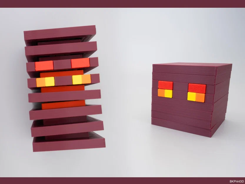 Khối Lửa Magma Minecraft | Có Khớp | Gập Gọn | Đa Màu - Image 1