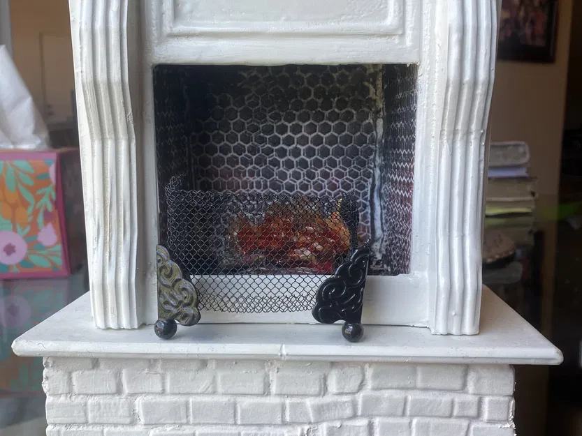 Lò sưởi tỷ lệ 1/6 cho ngôi nhà Barbie - Image 3