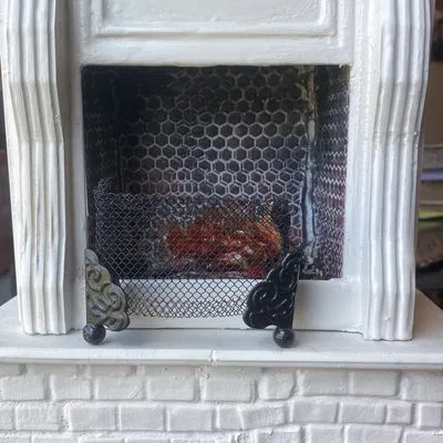 Lò sưởi tỷ lệ 1/6 cho ngôi nhà Barbie