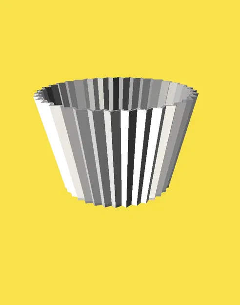 Bình hoa in 3D đơn giản cho cây cảnh - Image 2