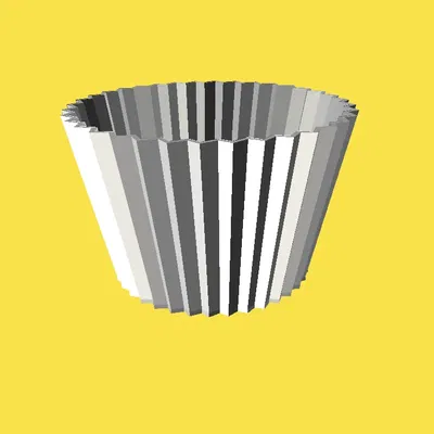 Bình hoa in 3D đơn giản cho cây cảnh