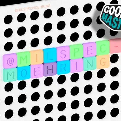 Chữ cái, số và ký hiệu cho Coolermaster Qube