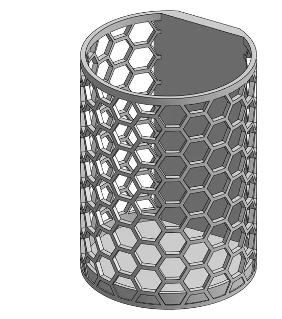 Cốc bút hình tổ ong gắn trên PC Qube 500 - Image 1