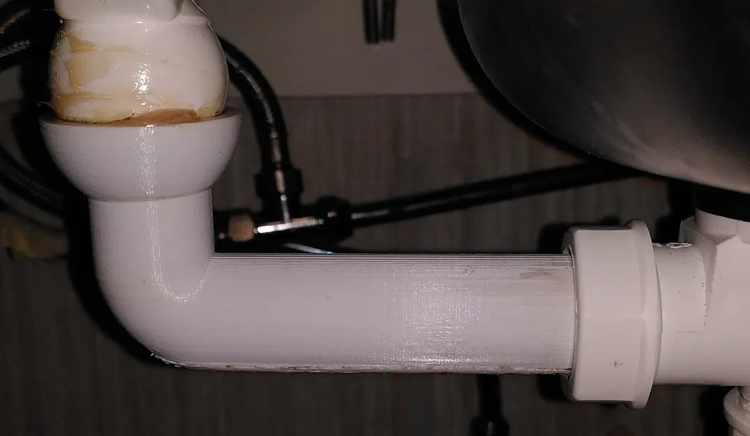 Mảnh L kéo dài cho ống thoát nước khay nhỏ giọt - Image 1