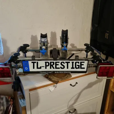 Kẹp biển số cho giá đỡ xe đạp Twinny Load "Prestige