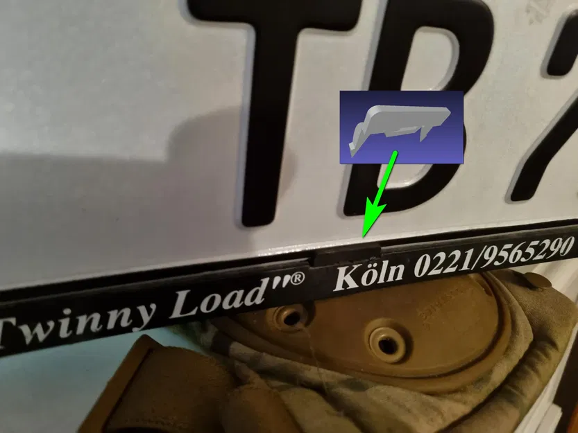 Kẹp biển số cho giá đỡ xe đạp Twinny Load "Prestige - Image 3