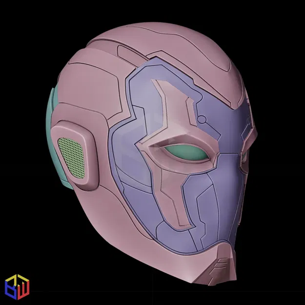 Mũ bảo hiểm nhân vật Blue Beetle trong phim 2023 - Image 6