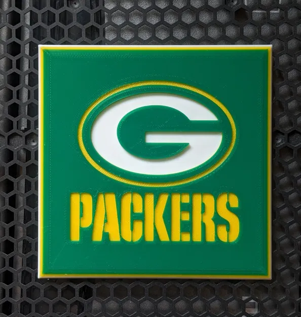 Giá đỡ ly Green Bay Packers với thiết kế ba lớp - Image 1