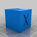 Khối lập phương hiệu chuẩn trục XYZ cho máy in 3D - Thumbnail 1