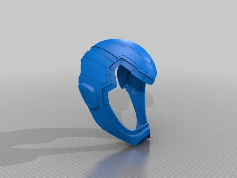 Mũ bảo hiểm nhân vật Blue Beetle trong phim 2023 - Image 27