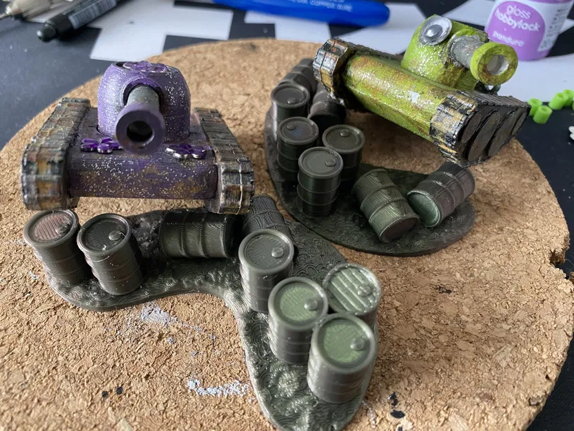 Bệ chơi trò chơi bàn "Tonks" cho mô hình xe tăng - Image 5