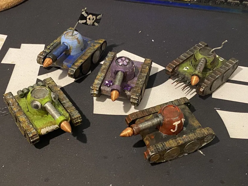 Bệ chơi trò chơi bàn "Tonks" cho mô hình xe tăng - Image 6