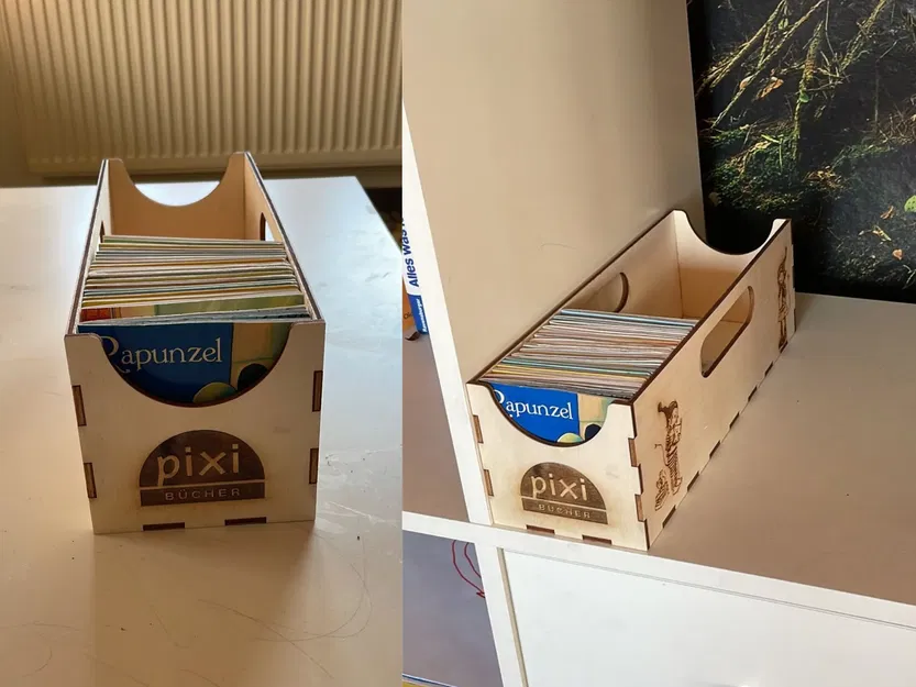 Hộp đựng sách thiếu nhi Pixibook 10x10cm - Image 2