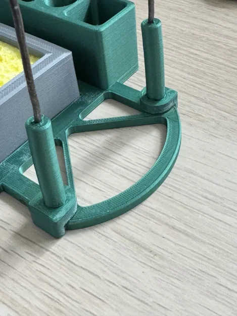 Trạm hàn mạch điện với giá đỡ và khay phụ kiện - Image 8