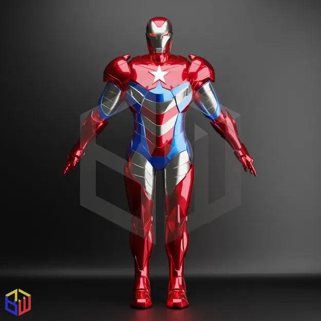 Bộ giáp Iron Man Extremis/Patriot Osborn - Image 3