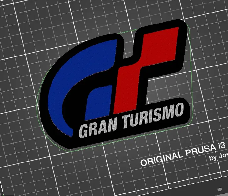Biểu tượng Gran Turismo thiết kế trong Tinkercad - Image 2