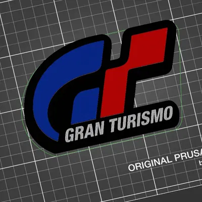 Biểu tượng Gran Turismo thiết kế trong Tinkercad